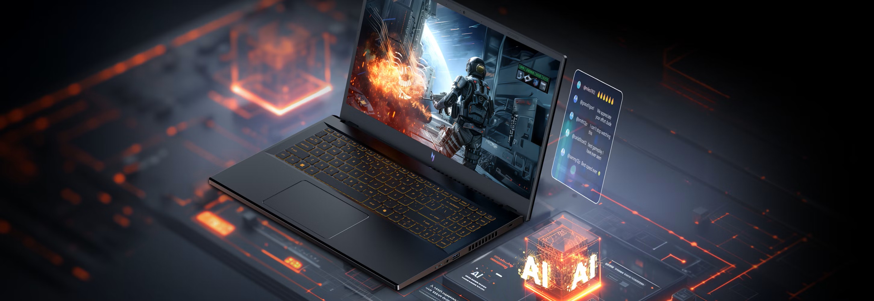 Acer Nitro V 15 Obsidian Black