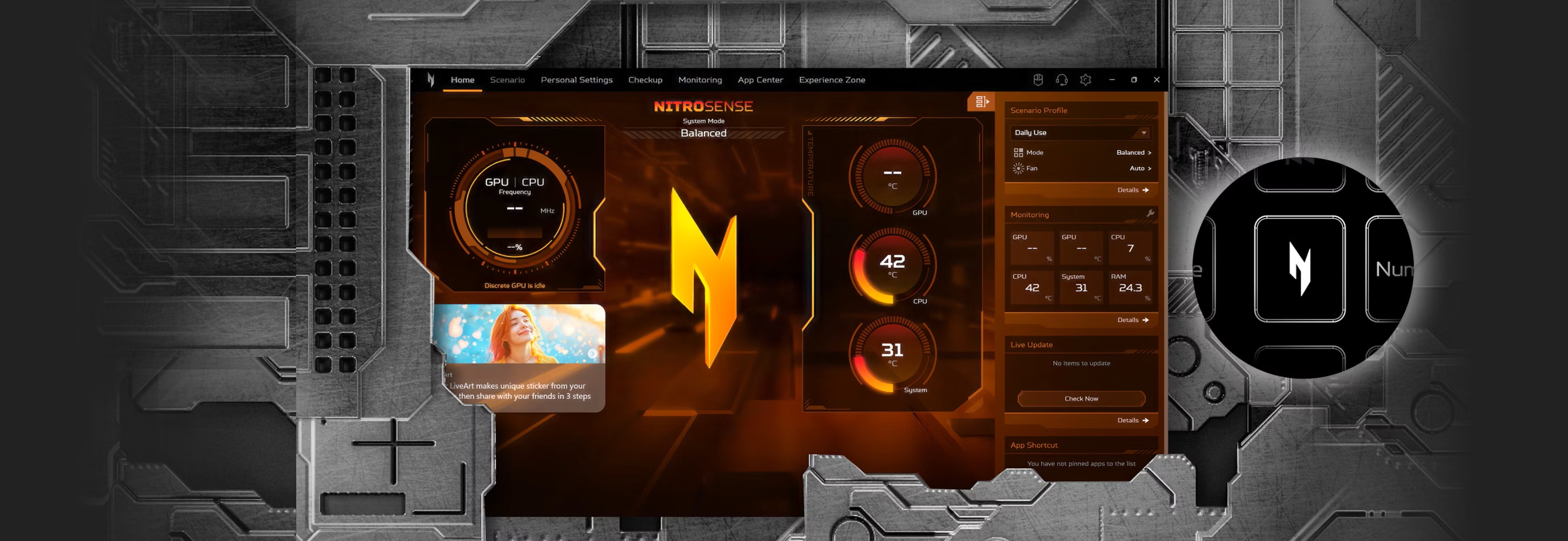 Acer Nitro V 16 AI Shale Black