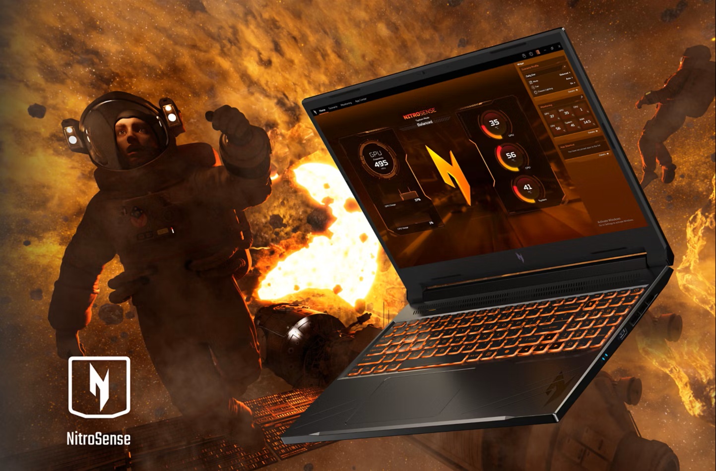 Acer Nitro V 16 Obsidian black