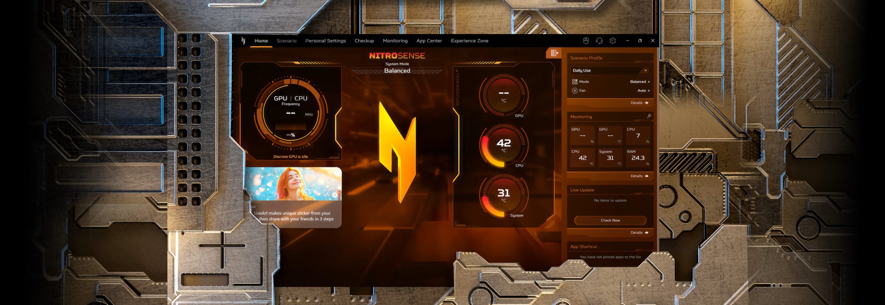 Acer Nitro V 17 AI Obsidian Black