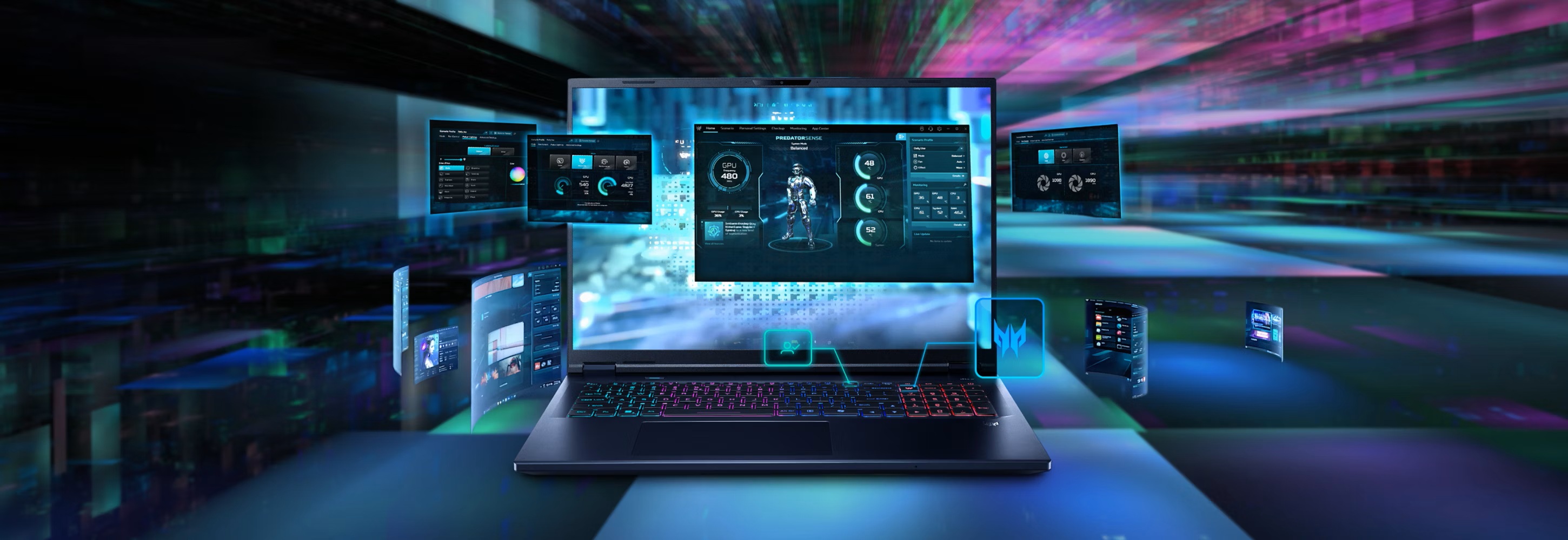 Acer Predator Helios Neo 18 AI Abyss Black