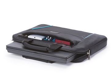 Dicota Slim Case Base 14" - 15.6" černo-modrá brašna pro notebook