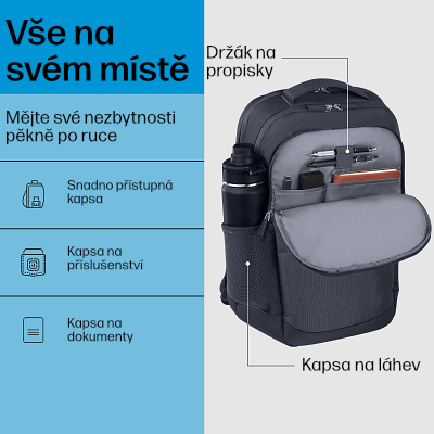 HP Everyday 16" Odyssey Gray Laptop Backpack