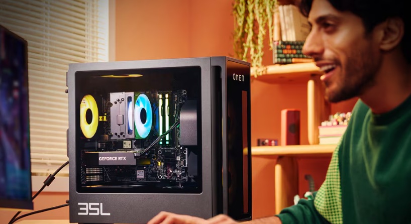 HP OMEN 35L GT16-0676ng Ceramic White