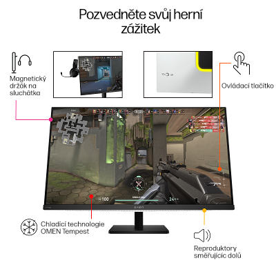 HP OMEN Transcend 31,5" UHD 240Hz OLED Gaming Monitor