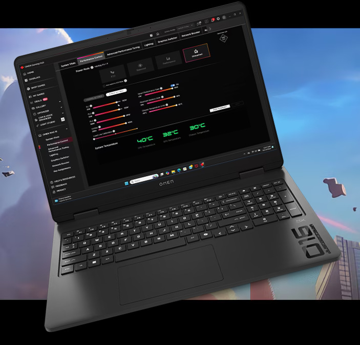 HP OMEN 16-ap0175ng Shadow Black