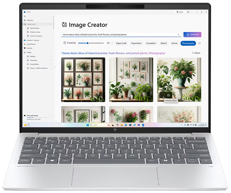 HP OmniBook 7 Aero 13-bg1003np Glacier silver
