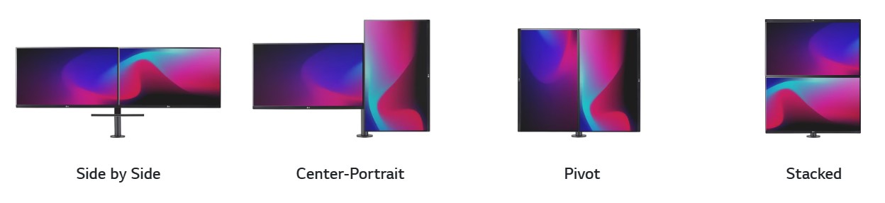 27" QHD Monitor Ergo Dual 27QP88D