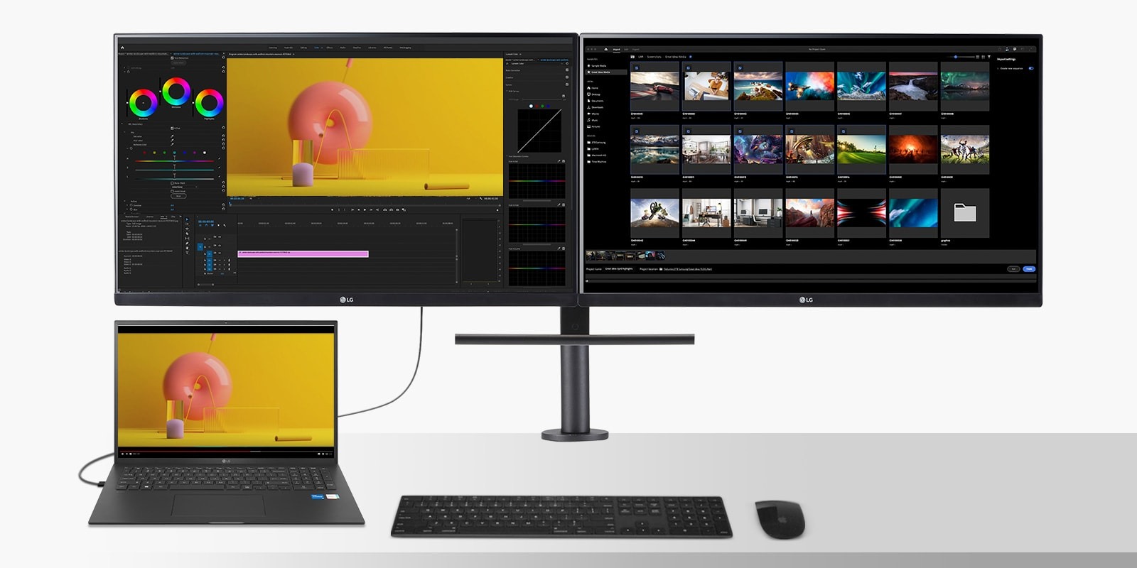 27" QHD Monitor Ergo Dual 27QP88D