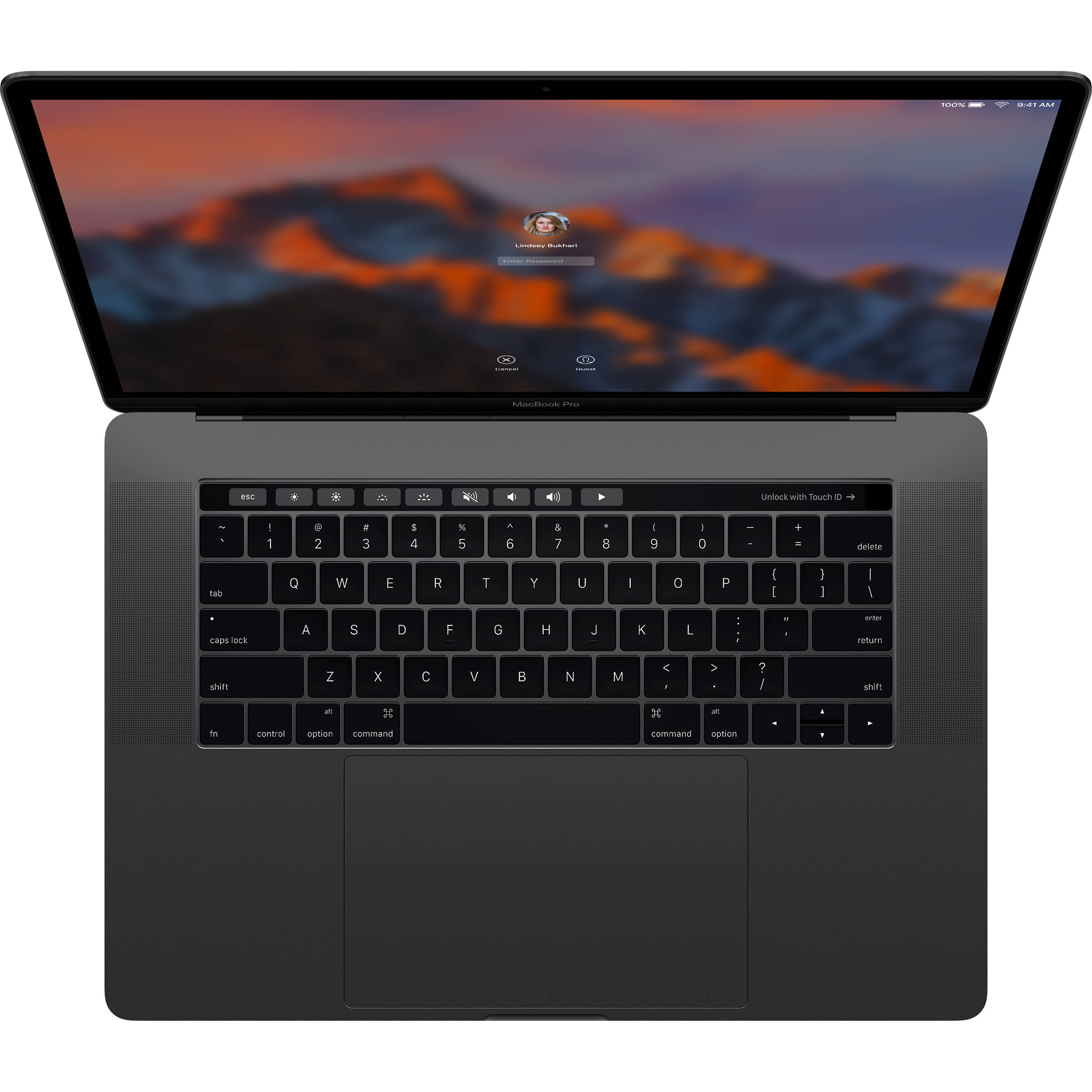 Apple MacBook Pro 15.4 Space Gray Touch Bar