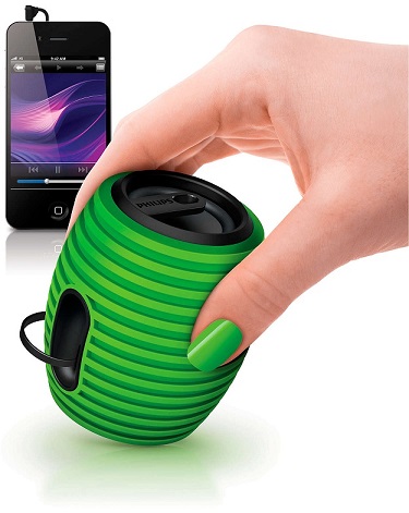 Philips SoundShooter Active Wired Portable Speaker - Green