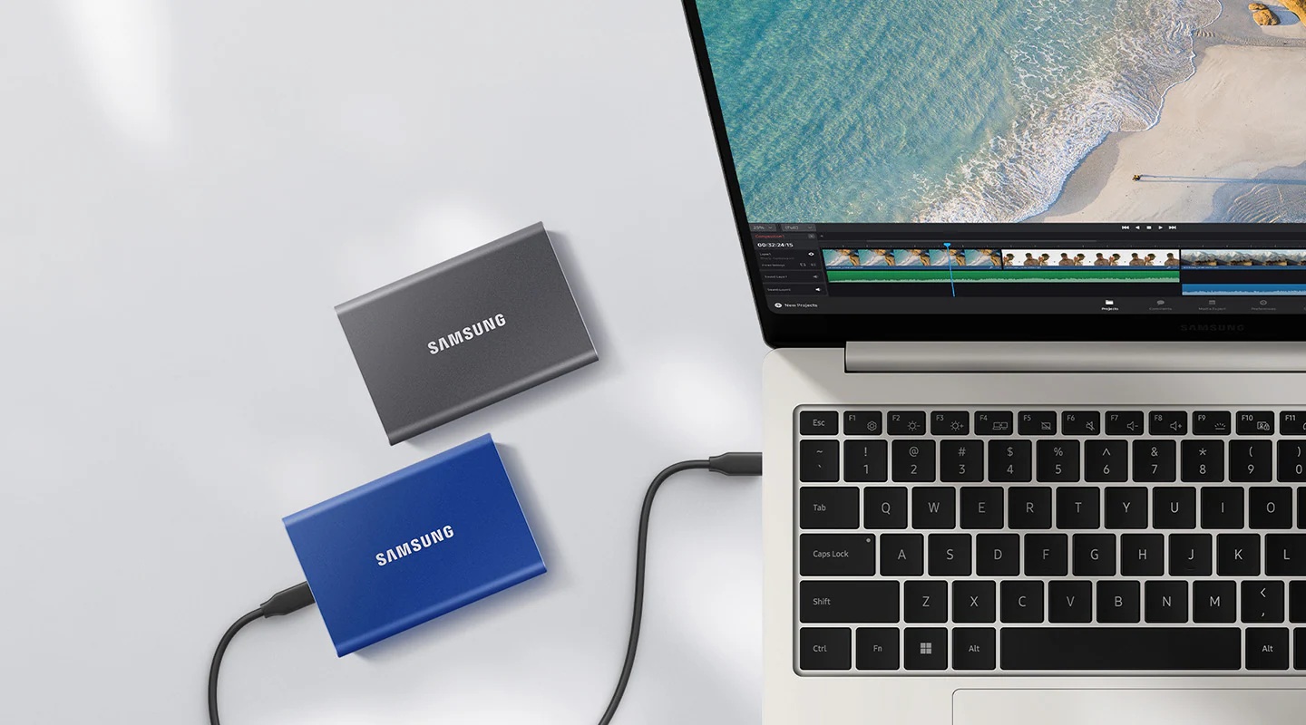 Samsung Externí SSD disk T7 1TB černá