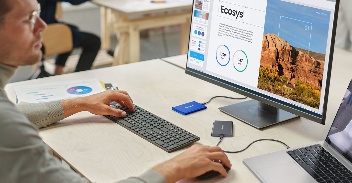 Samsung Externí SSD disk T7 1TB černá