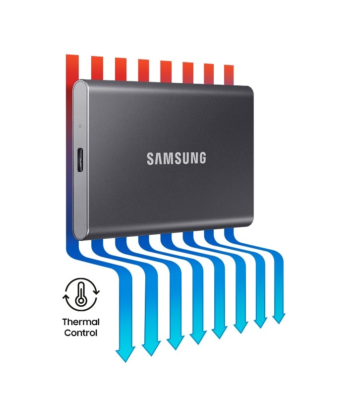 Samsung Externí SSD disk T7 1TB černá