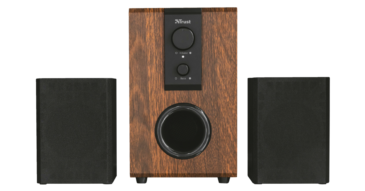 Trust Silva 2.1 Speaker set for PC and laptop Wooden