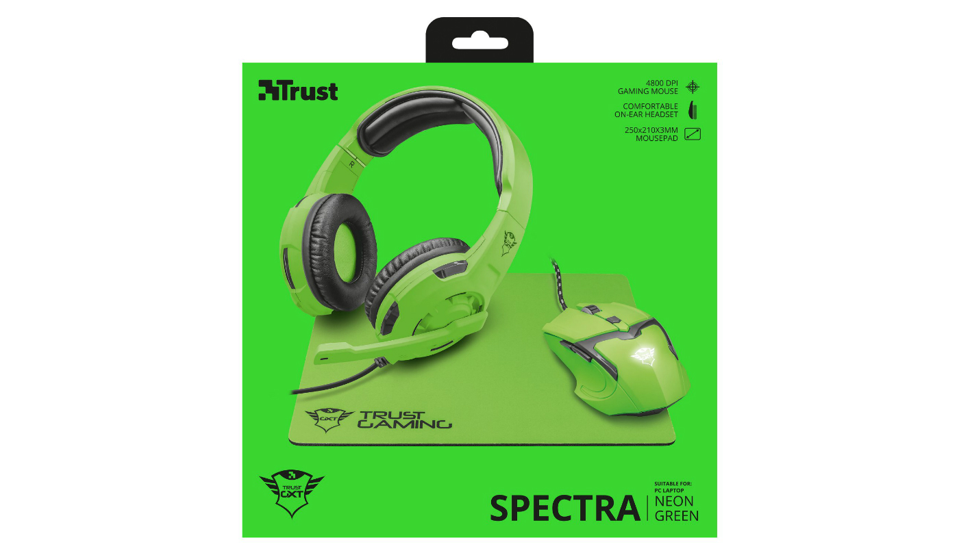 Trust GXT790-SG Spectra Gaming Bundle Green