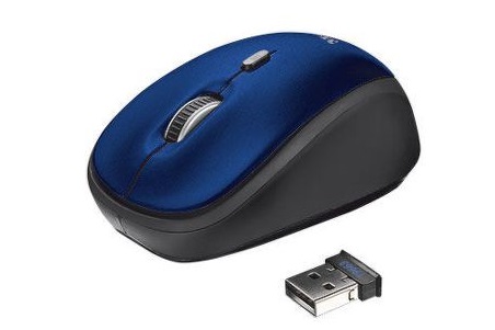 Trust Yvi Wireless Mini Mouse modrá